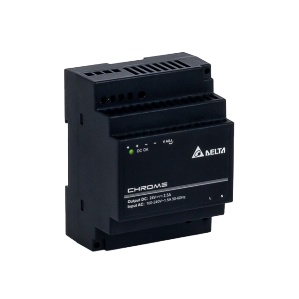 DRC-24V60W1AZ AC/DC Блок питания на DIN-рейку, 24В/60Вт, DELTA
