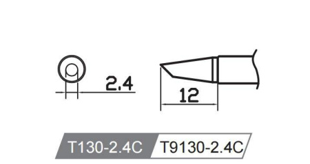 Картридж-наконечник T9130-2.4C для Y9130 ATTEN